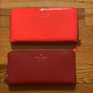 2 Kate Spade Wallets- can double as clutch